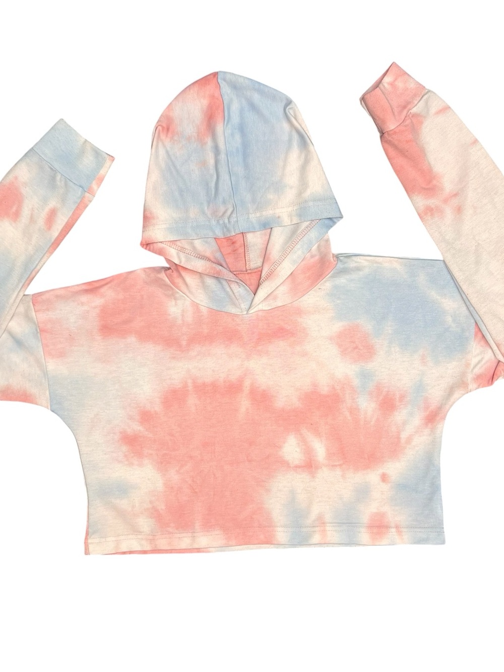 Tie-Dye Crop Hoodie